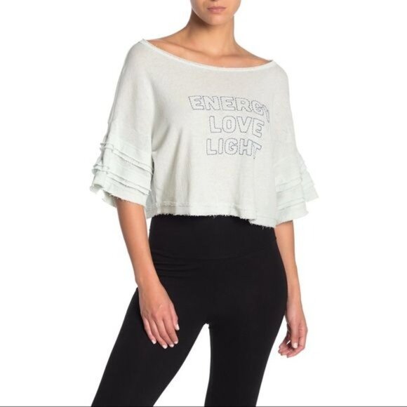 NWT Free People FP Movement Nava Graphic Shirt
